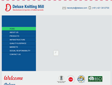 Tablet Screenshot of deluxeknittingmill.com